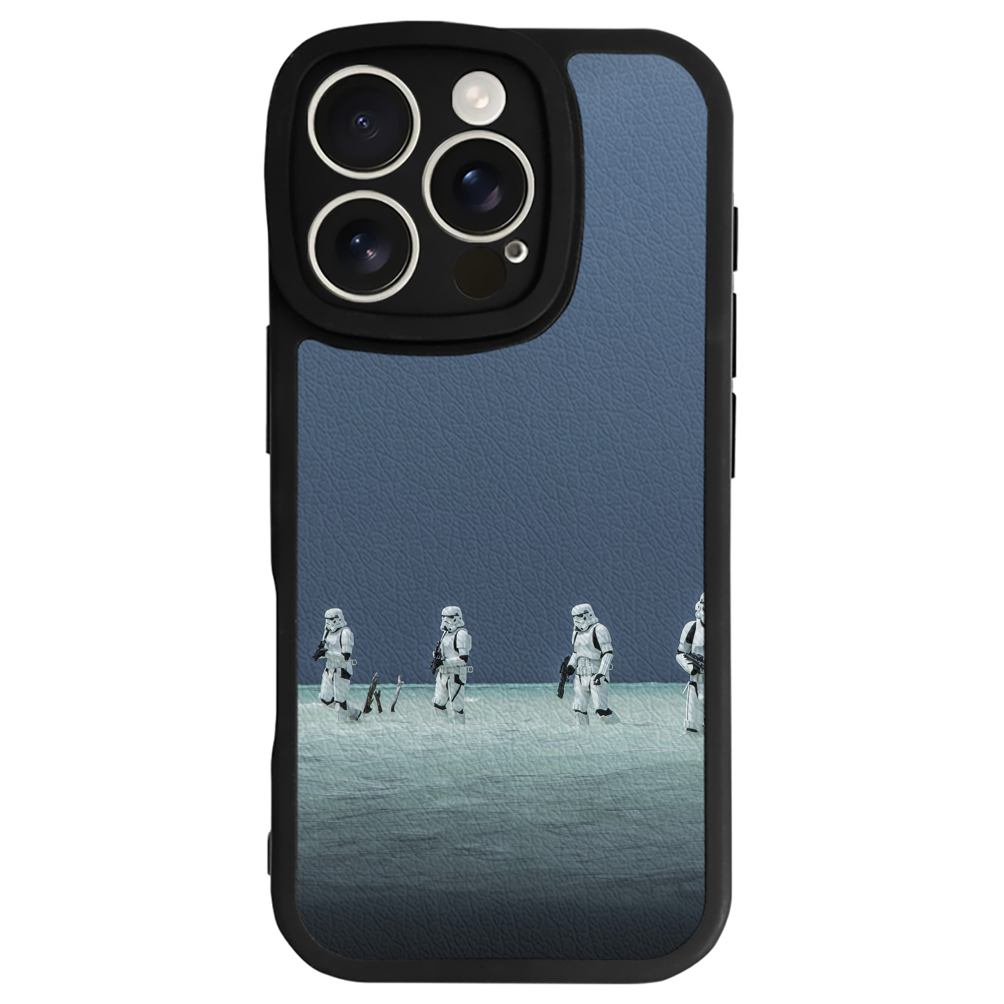 （画像用） スター・ウォーズ Star Wars 【iPhone 16シリーズ対応】シリコンスマホケース（レザー調） 材質：シリコン